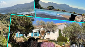 Großes Ferienhaus mit Pool Rundumblick für 1-2 Familien